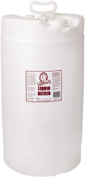 Bare Ground Solutions - 15 Gal Pail Magnesium Chloride Liquid - Effective to -20°F - Exact Industrial Supply