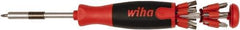 Wiha - Bit Screwdriver Set - Phillips, Slotted, Torx, Square, Pozidriv - Exact Industrial Supply