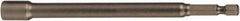 Wiha - 3/8" Magnetic Nutsetter - 1/4" Hex Drive, 12" OAL - Exact Industrial Supply