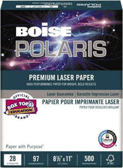 Boise - 8-1/2" x 11" White Copy Paper - Use with Copiers, Laser Printers - Exact Industrial Supply