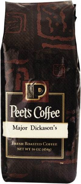 Peet's Coffee & Tea - Bulk Coffee, Major Dickason's Blend, Ground, 1 Lb Bag - Exact Industrial Supply