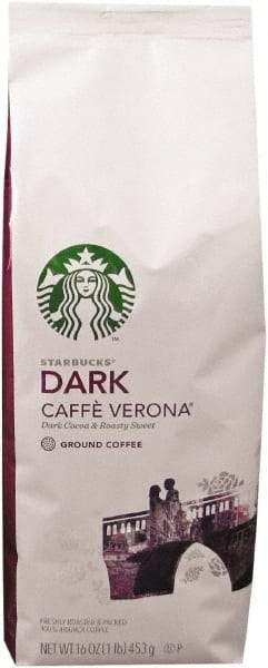 Starbucks - Coffee, Verona, Ground, 1 Lb Bag - Exact Industrial Supply