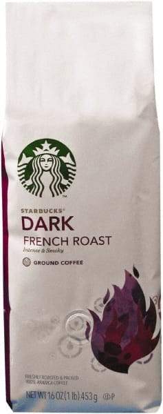 Starbucks - Coffee, French Roast, Ground, 1 Lb Bag - Exact Industrial Supply