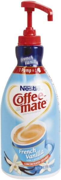 Coffee-Mate - Liquid Coffee Creamer, French Vanilla, 1500mL Pump Bottle - Exact Industrial Supply