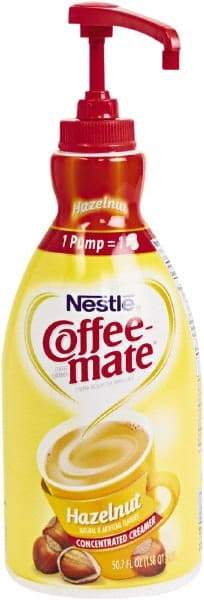 Coffee-Mate - Liquid Coffee Creamer, Hazelnut, 1.5 Liter Pump Bottle, 2/Carton - Exact Industrial Supply