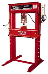 Sunex Tools - 50 Ton Manual Shop Press - 8-1/4 Inch Stroke - Exact Industrial Supply