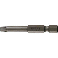 Wiha - T8 Power Bit - 1/4" Drive, 2" OAL - Exact Industrial Supply