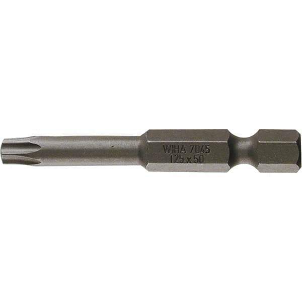 Wiha - T9 Power Bit - 1/4" Drive, 2" OAL - Exact Industrial Supply