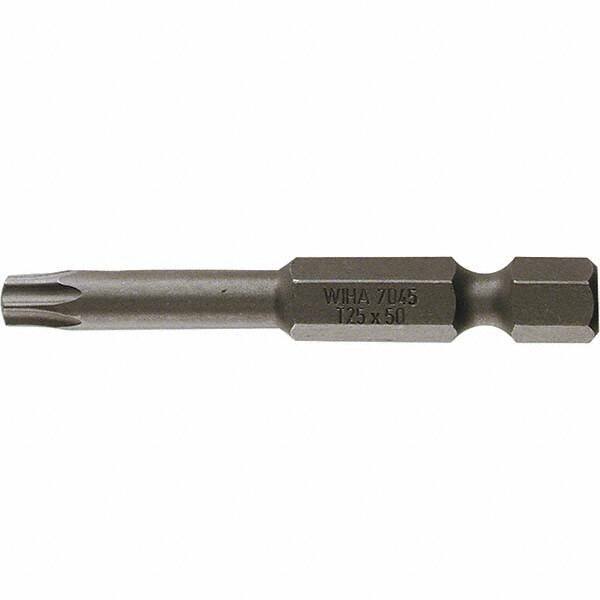 Wiha - T20 Power Bit - 1/4" Drive, 2" OAL - Exact Industrial Supply