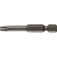 Wiha - T25 Power Bit - 1/4" Drive, 2" OAL - Exact Industrial Supply