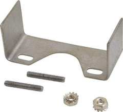 Ashcroft - 1/4 Thread, 2-1/2 Dial Diameter, Stainless Steel Case Material, U-Clamp Pressure Gauge Mounting Kit - 1% Accuracy, 316 Material Grade - Exact Industrial Supply