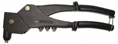RivetKing - Swivel Head Hand Riveter - 3/32 to 3/16" Rivet Capacity - Exact Industrial Supply