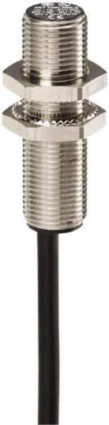 Telemecanique Sensors - PNP, NC, 2mm Detection, Cylinder, Inductive Proximity Sensor - 3 Wires, IP65, IP67, 12 VDC, 12 VDC, 24 VDC, M12x1 Thread, 44mm Long x 12mm Wide - Exact Industrial Supply