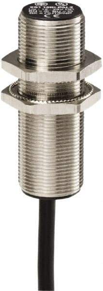 Telemecanique Sensors - PNP, 5mm Detection, Cylinder, Inductive Proximity Sensor - 3 Wires, IP67, 12 to 24 VDC, M18x1 Thread, 52mm Long - Exact Industrial Supply