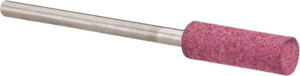 Value Collection - 5mm Max Diam x 15mm Long, Cylinder, Rubberized Point - Coarse Grade, Ceramic, Mounted - Exact Industrial Supply