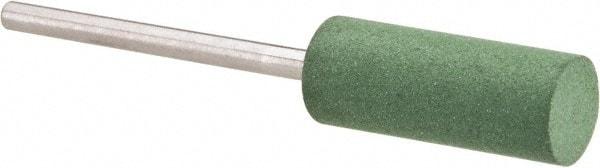 Value Collection - 8mm Max Diam x 20mm Long, Cylinder, Rubberized Point - Fine Grade, Ceramic, Mounted - Exact Industrial Supply