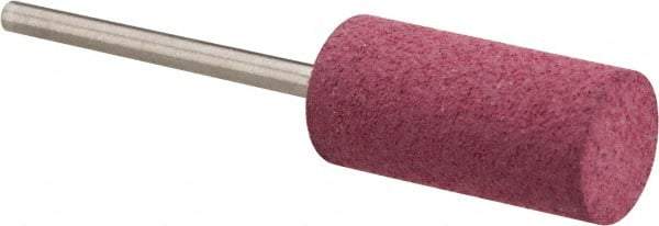 Value Collection - 10mm Max Diam x 20mm Long, Cylinder, Rubberized Point - Coarse Grade, Ceramic, Mounted - Exact Industrial Supply