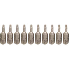 Wiha - T45 Power Bit - 1/4" Drive, 2" OAL - Exact Industrial Supply