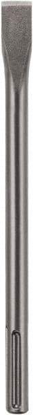 DeWALT - 1" Head Width, 12" OAL, 0.7" Shank Diam, Cold Chisel - SDS Max Drive, SDS Max Shank, Steel - Exact Industrial Supply