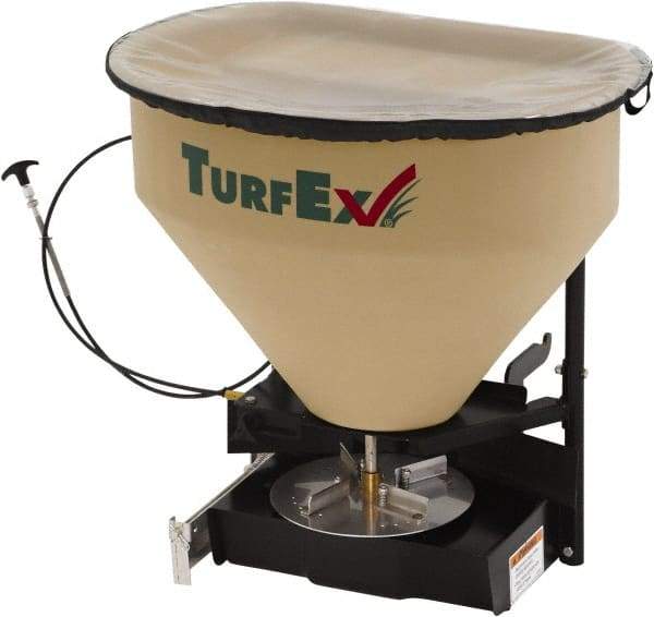 Trynex - 2 Cu Ft Polyethylene Vehicle Mounted Landscape Spreader - 12 Volt - Exact Industrial Supply