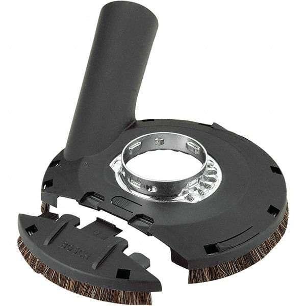 Bosch - Angle & Disc Grinder Dust Collection Attachment - For Use with Concrete & Masonry - Exact Industrial Supply