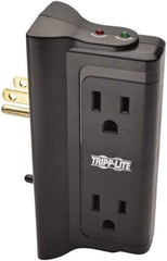 Tripp-Lite - 4 Outlets, 120 VAC15 Amps, 4' Cord, Power Outlet Strip - Floor, Keyhole Mount, 5-15 NEMA Configuration, 1.6" Strip - Exact Industrial Supply