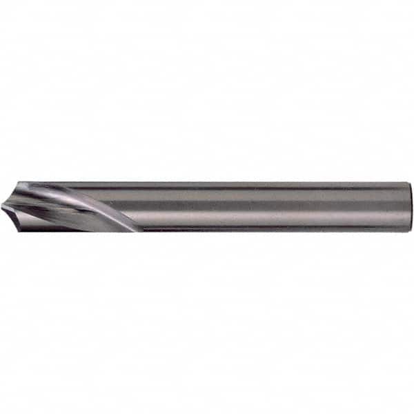 Chicago-Latrobe - 3/8" Body Diam, 120°, 3-1/8" OAL, Solid Carbide Spotting Drill - Exact Industrial Supply