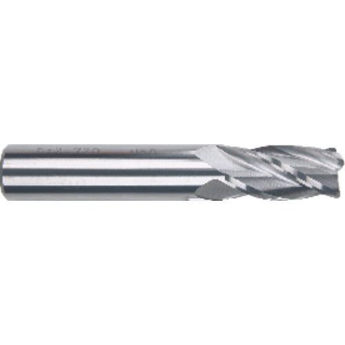 3/16″ × 3/16″ × 5/8″ × 2″ 0.0300″ C/R 4 Flute Single End Carbide Finishing End Mill-Uncoated Series/List #5968 - Exact Industrial Supply