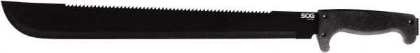 SOG Specialty Knives - 18" Long Blade, 8Cr13MoV Stainless Steel, Fine Edge, Fixed Blade Knife - 24" OAL, Rubber Handle - Exact Industrial Supply