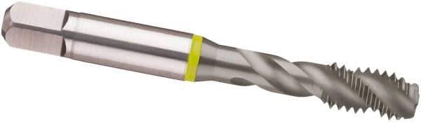 Guhring - #12-28 UNF 3 Flute 2B Modified Bottoming Spiral Flute Tap - Cobalt, MolyGlide Finish, 2.382" OAL, Right Hand Flute, Right Hand Thread, H3/H4, Series 3965 - Exact Industrial Supply