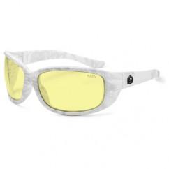 ERDA-YT YELLOW LENS SAFETY GLASSES - Exact Industrial Supply