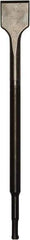 DeWALT - 1-1/2" Head Width, 12" OAL, 0.4" Shank Diam, Scaling Chisel - SDS Plus Drive, SDS Plus Shank, Steel - Exact Industrial Supply