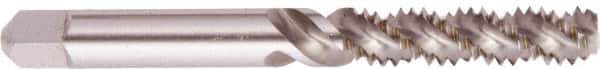 Regal Cutting Tools - #6-32 UNC 2 Flute 2B Bottoming Spiral Flute Tap - High Speed Steel, Bright Finish, 2" OAL, Right Hand Flute, Right Hand Thread, H3 - Exact Industrial Supply