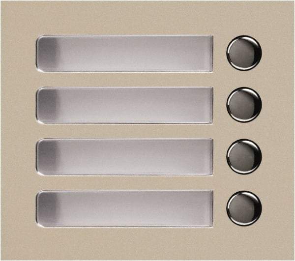 Aiphone - Public Address & Intercom Accessories Type: Four Call Button Panel For Use With: GF and GT Series - Exact Industrial Supply