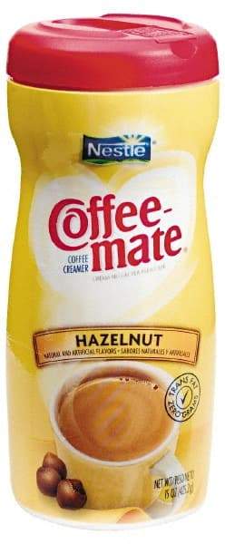 Coffee-Mate - 15 oz Hazelnut Powdered Creamer - Use with Hot Drinks - Exact Industrial Supply