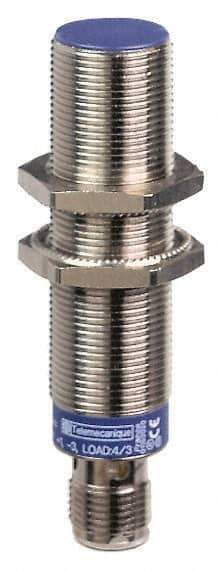 Telemecanique Sensors - PNP, 8mm Detection, Cylinder Shielded, Inductive Proximity Sensor - 3 Wires, IP67, IP69K, 12 to 48 VDC, M18x1 Thread, 2.91 Inch Long - Exact Industrial Supply