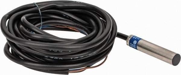 Telemecanique Sensors - PNP, NC, 1.5mm Detection, Cylinder Shielded, Inductive Proximity Sensor - 3 Wires, IP67, 12 to 24 VDC, M6x1 Thread, 33mm Long - Exact Industrial Supply