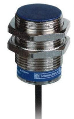 Telemecanique Sensors - PNP, NC, 10mm Detection, Cylinder Shielded, Inductive Proximity Sensor - 3 Wires, IP68, IP69K, 12 to 24 VDC, M30x1.5 Thread, 1.69 Inch Long x 1.18 Inch Wide - Exact Industrial Supply