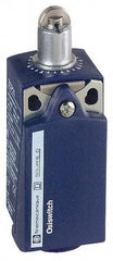 Telemecanique Sensors - SPDT, NC/NO, 240 VAC, 250 VDC, Screw Terminal, Roller Plunger Actuator, General Purpose Limit Switch - 1, 2, 4, 6, 12, 13 NEMA Rating, IP66, IP67 IPR Rating - Exact Industrial Supply