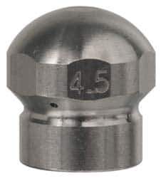 Value Collection - 4,200 psi Fixed, Sewer Pressure Washer Nozzle - 8mm Orifice Diam, 1/4" Thread - Exact Industrial Supply