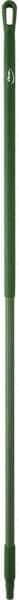Vikan - 59 x 1-1/4" Fiberglass Squeegee Handle - European Threaded Connection, Green - Exact Industrial Supply
