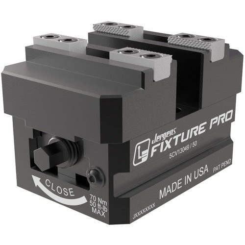 75 mm Jaw Width × 12-85 mm Jaw Opening Capacity, Fixture-Pro 75mm Self-Centering Vise