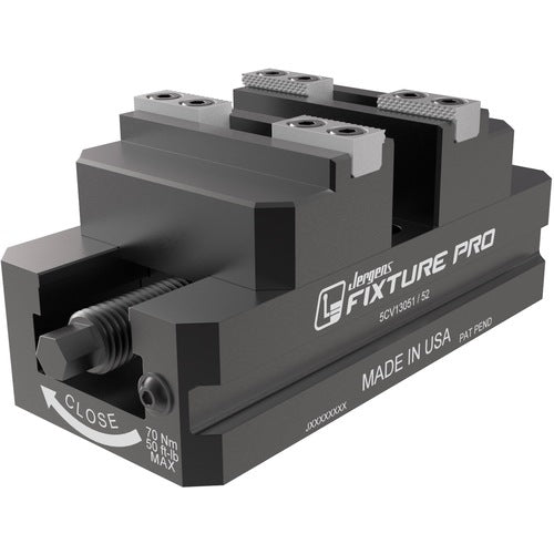 75 mm Jaw Width × 12-145 mm Jaw Opening Capacity, Fixture-Pro 75mm Self-Centering Vise