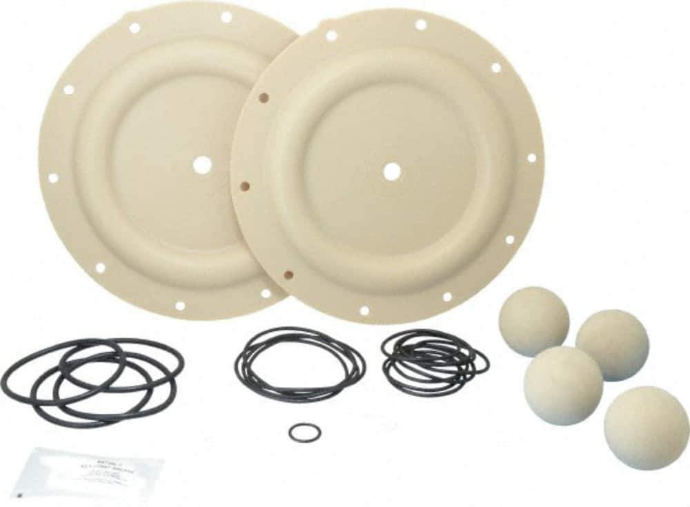 ARO/Ingersoll-Rand - Santoprene Fluid Section Repair Kit - For Use with Diaphragm Pumps - Exact Industrial Supply