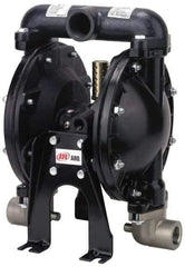 ARO/Ingersoll-Rand - 1" NPT, Metallic, Air Operated Diaphragm Pump - Nitrile Diaphragm, Aluminum Housing - Exact Industrial Supply