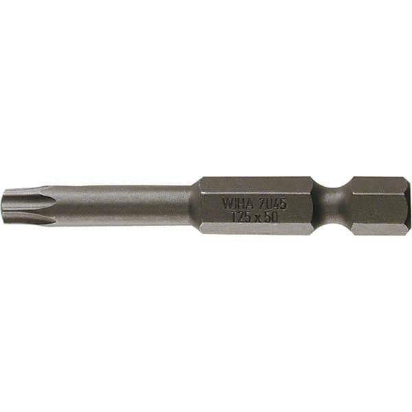 Wiha - T15 Power Bit - 1/4" Drive, 2" OAL - Exact Industrial Supply