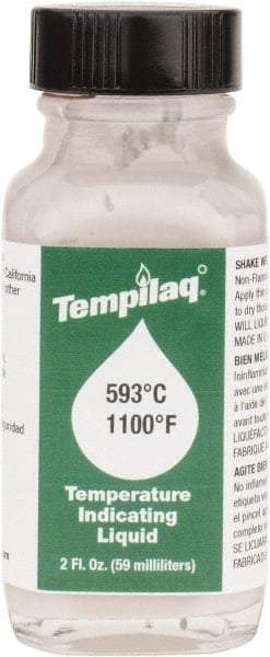 Tempil - 1,100°F Temp Indicating Liquid - 2 Ounce Container, 593°C - Exact Industrial Supply