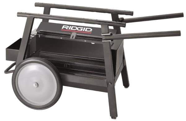 Ridgid - Polymer, Steel Metal Cutting and Forming Machine Stand - For Use with Model 535, 535A, 1224 and 300 Threading Machine - Exact Industrial Supply