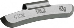 Value Collection - 4 oz TAL Wheel Weight - Zinc, For Use with Automotive & Light Trucks - Exact Industrial Supply