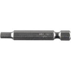 Wiha - 0.093" Power Bit - 1/4" Drive, 2" OAL - Exact Industrial Supply